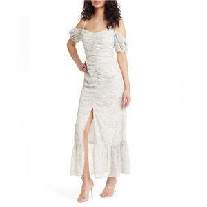 The Nyla Floral Ruched Dress